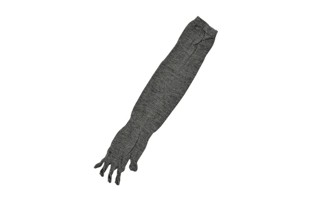 リネン100% 5本指・指ありアームカバー｜指先まで守る紫外線対策 春夏の天然素材 memeri ME0133