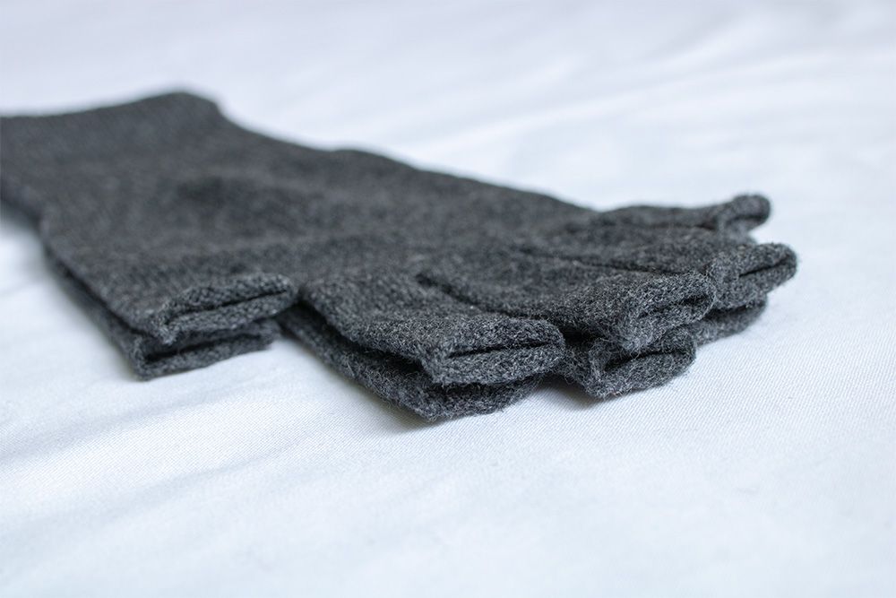 メリノウール100％指先フリーグローブ |ME0153|memeri 日本製