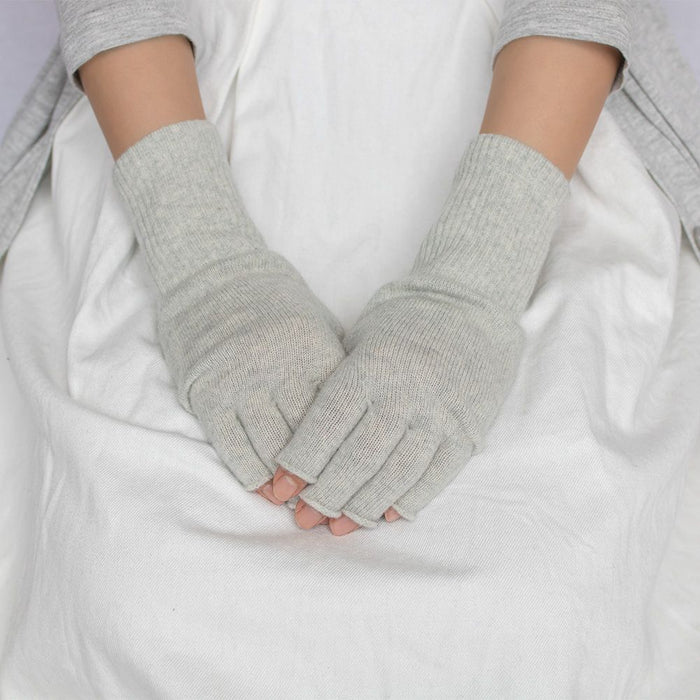 メリノウール100％指先フリーグローブ |ME0153|memeri 日本製