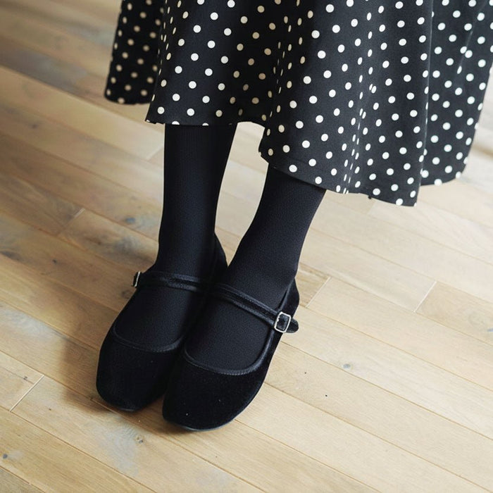 中厚タイツ 天然素材50％ 綿・シルク・メリノウール混 ｜真冬の冷え込みにやさしいあたたかさ