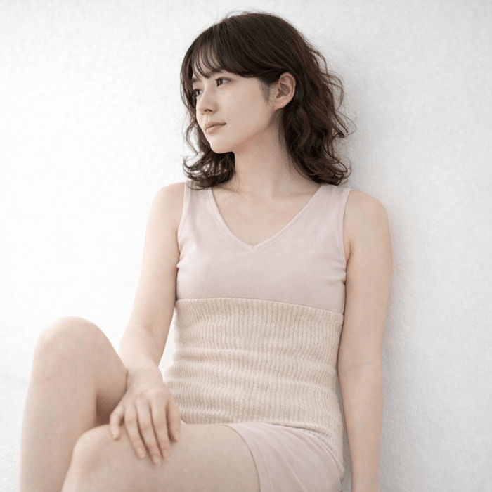 シルク＆コットン二重編み 腹巻　ウエストウォーマー  男女兼用 | ciel serein | 日本製