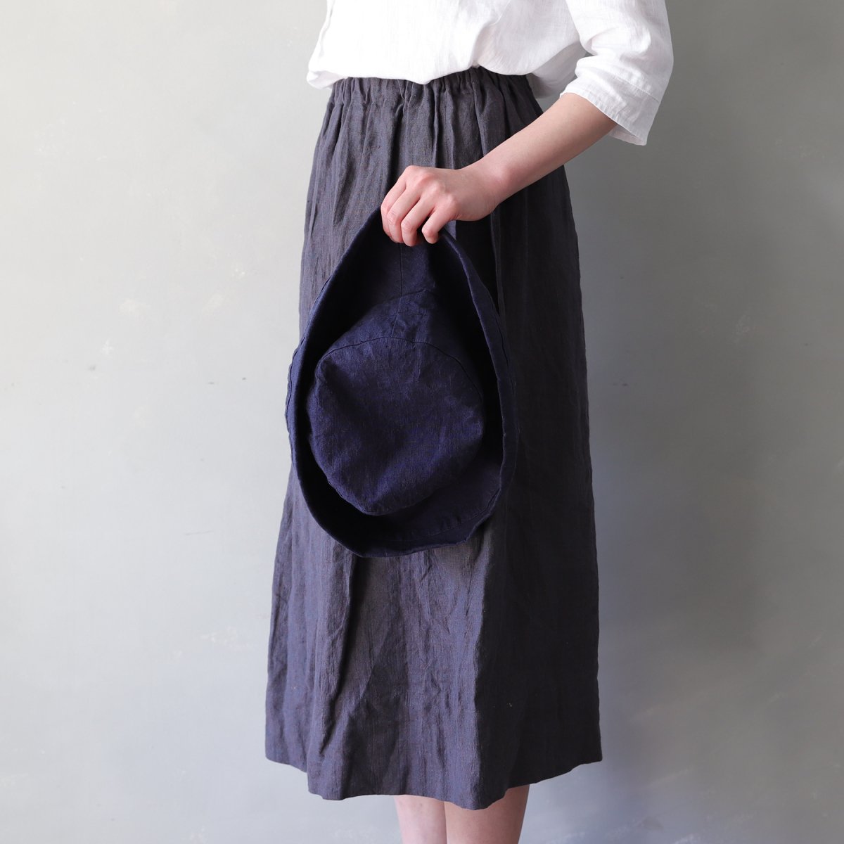 ハット Lino e Lina リトアニアリネン マノン ノクターン