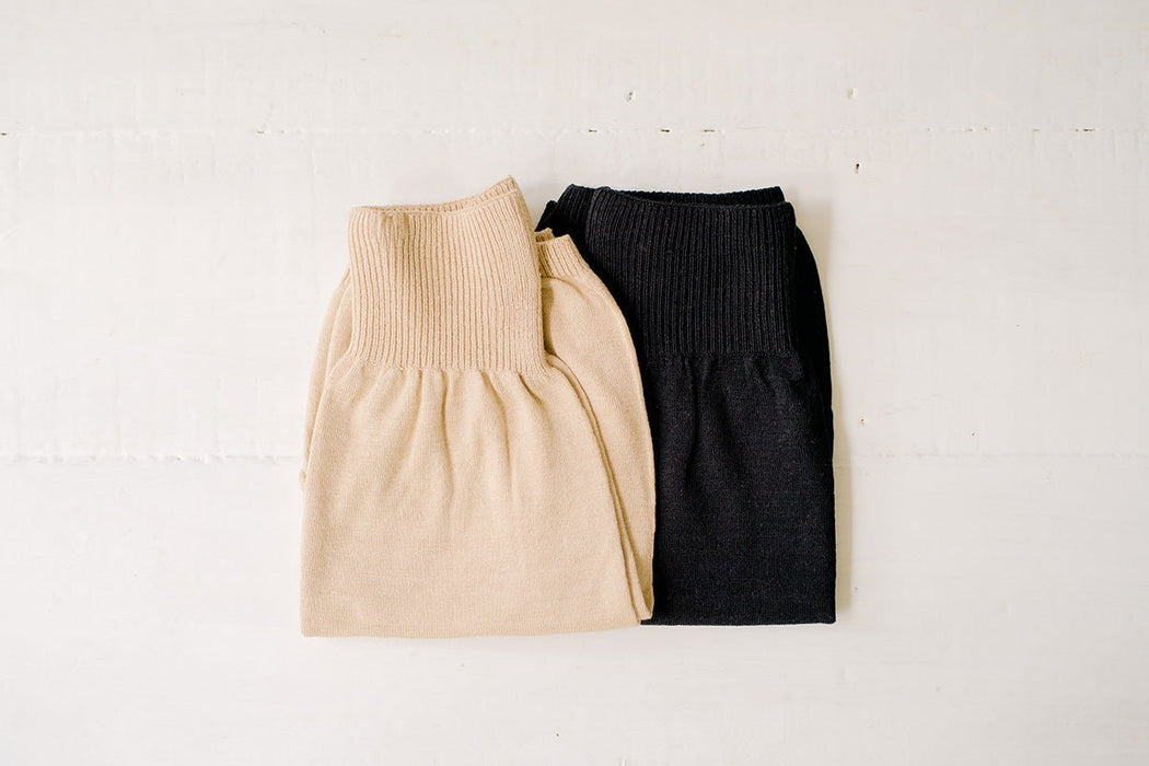 腹巻付きオーバーパンツ｜シルクコットンパンツゆるふわ仕立て|日本製|memeri