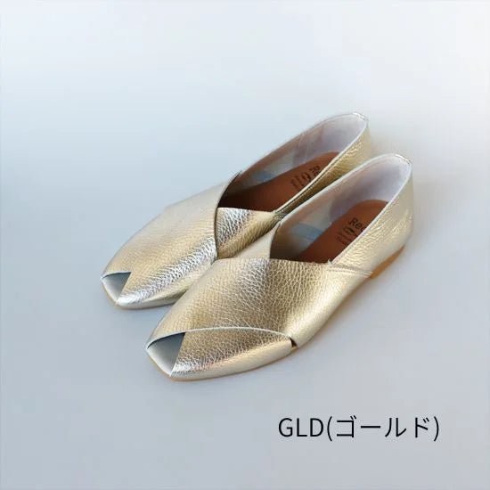 Recipe クロスベルトシューズ RP-544 |ゴールド — DoubleWings Recipe クロスベルトシューズ RP-544 |ゴールド — DoubleWings