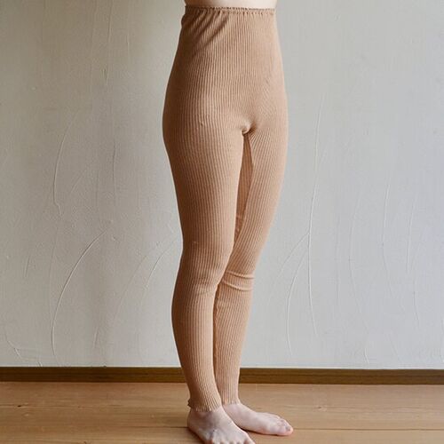 リブロングパンツ 天衣無縫 オーガニックコットン下着オール